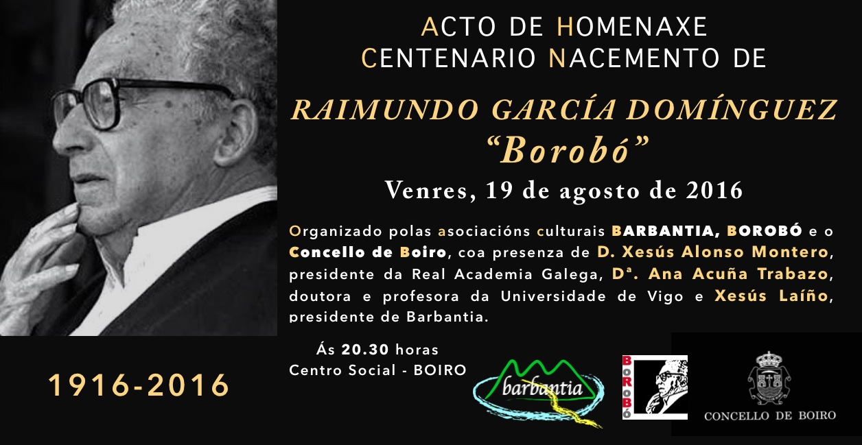 Homenaxe Borobó (1916-2016)
